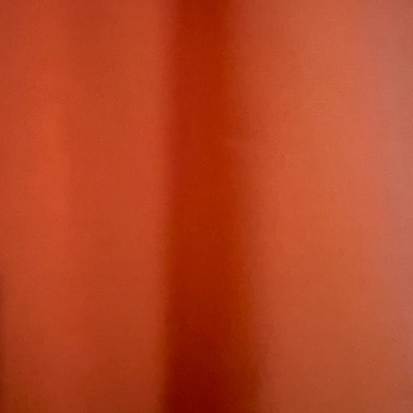 Banana Republic Woman's Size Large/Orange Sheer, Sleeveless Top/Button Front - Picture 2 of 5